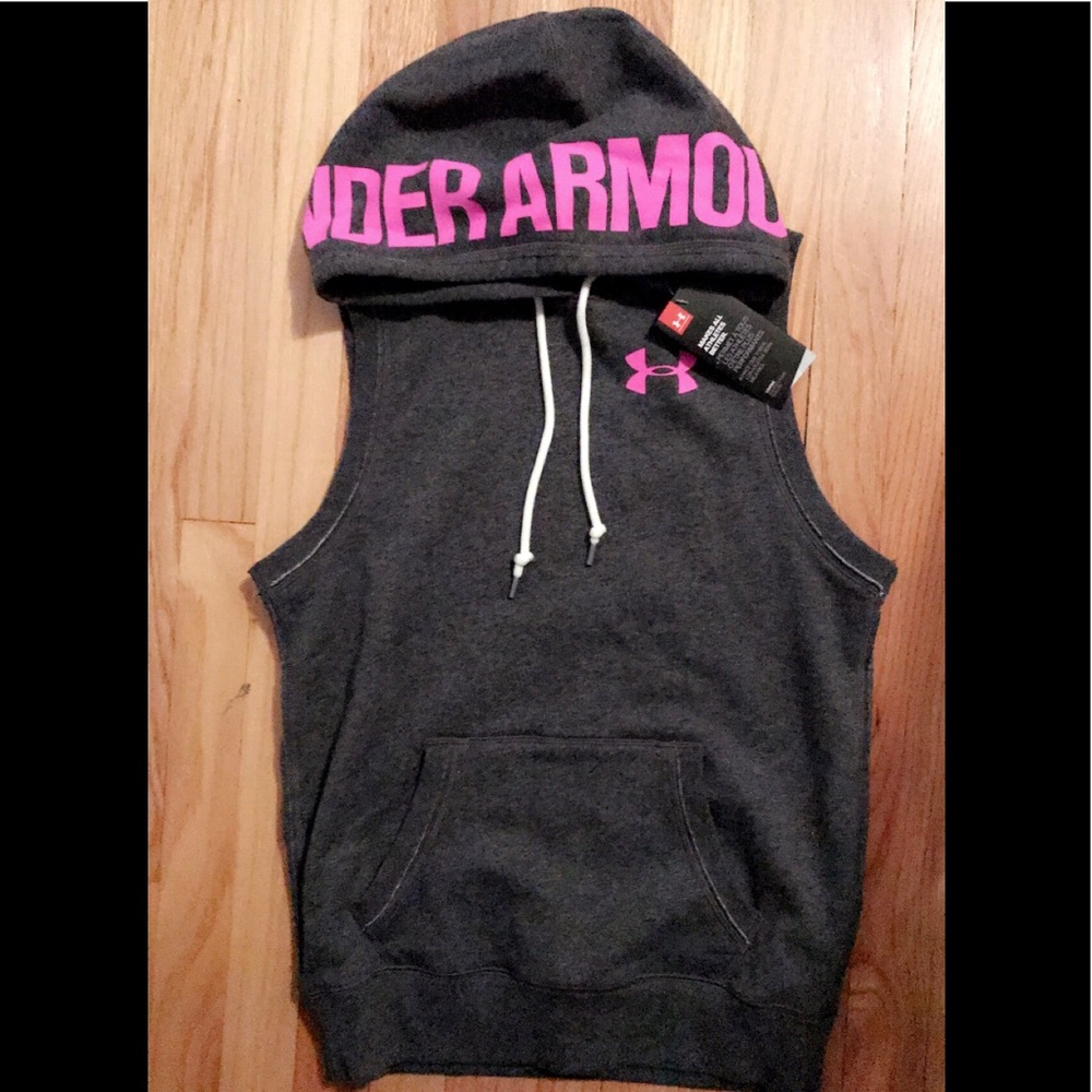 🔥Under Armour Hooded Sweater Vest NWT